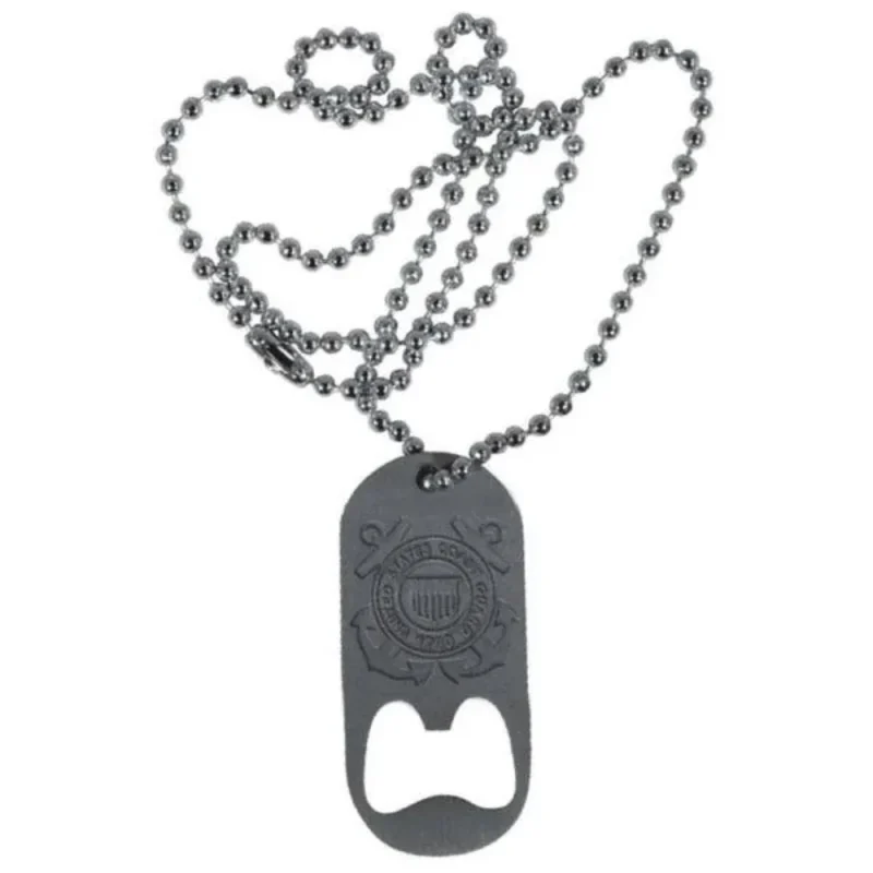 coast guard dog tag bottle opener limited time sale