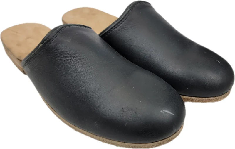 colonial leather mules vintage slippers