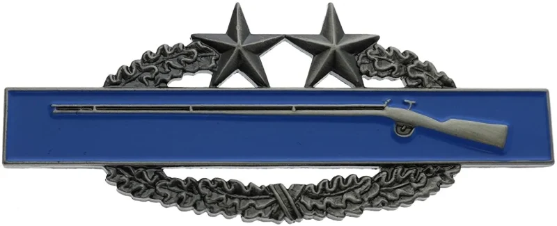 combat infantry 3rd award large antique silver pin clearance sale