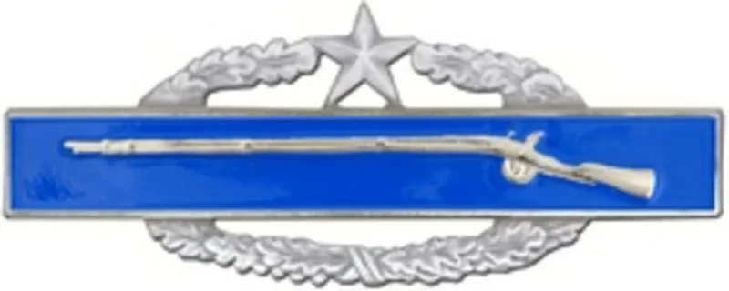 combat infantry large silver pin 2nd award clearance