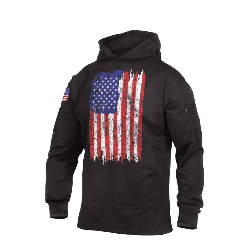 concealed carry hoodie with usa flag design