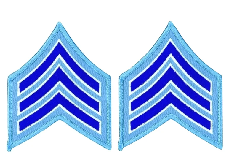 cook county royal blue chevrons on light blue border