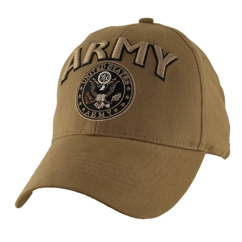 coyote brown army seal trucker cap