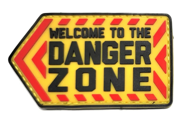 danger zone pvc morale patch mil spec monkey