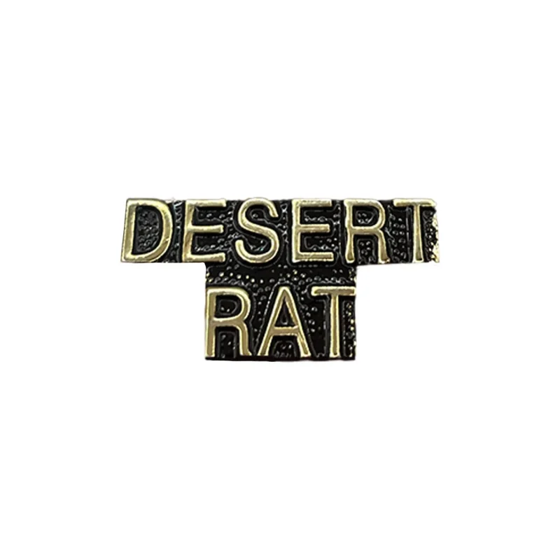 desert rat metal pin limited stock