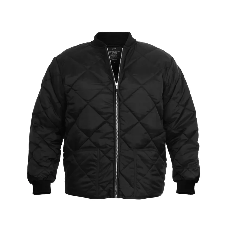 diamond nylon quilted flight jacket by rothco