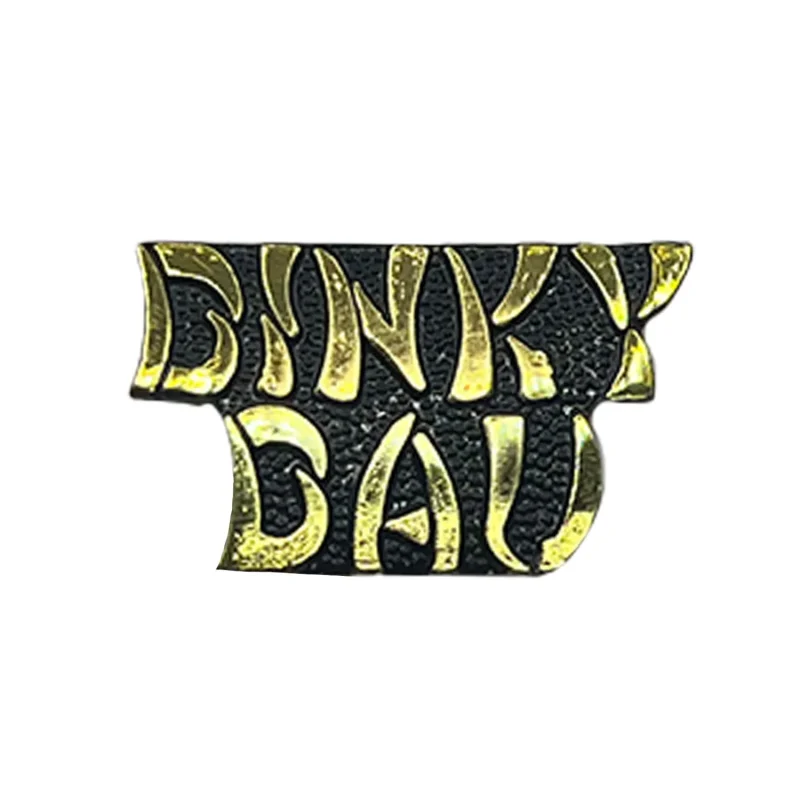 dinky dau metal pin badge