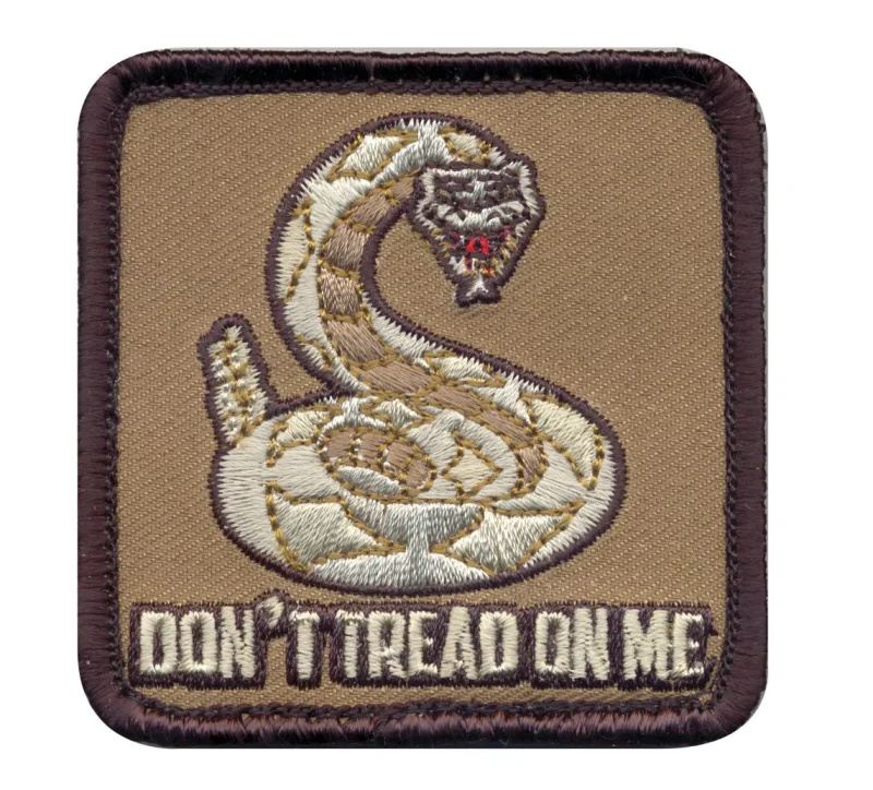 don t tread on me square morale patch