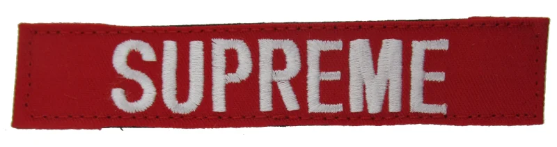 fabric name tapes w hook fastener red scaled