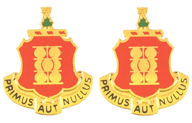 field artillery distinctive unit insignia pair primus aut nulus