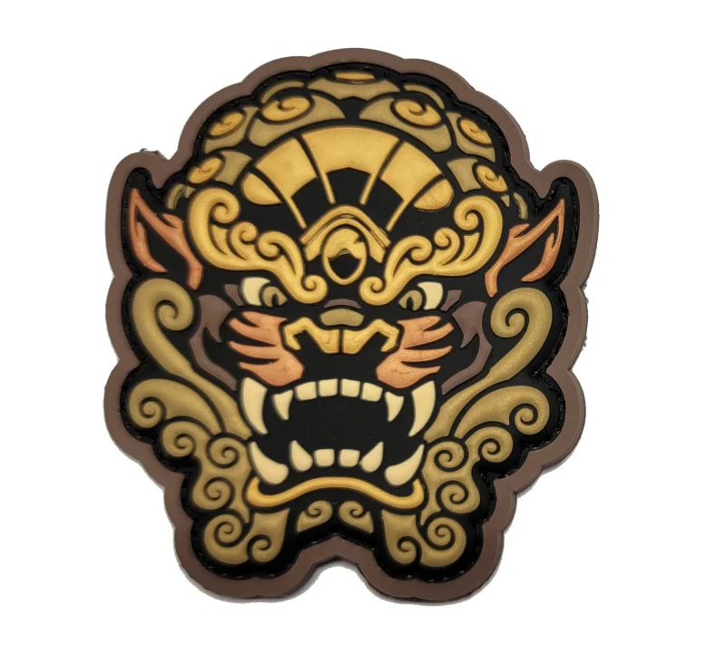 foo dog head v2 pvc morale patch mil spec monkey