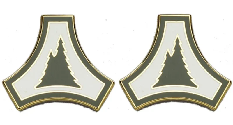 fort mccoy unit insignia set 2 pieces