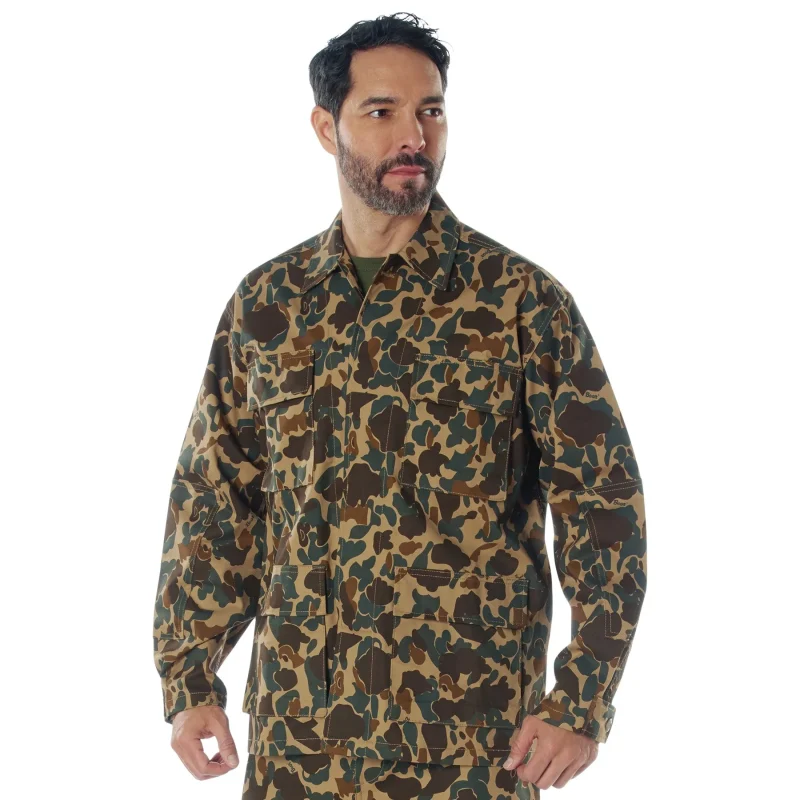 fred bear camo bdu shirt by rothco x bear archery