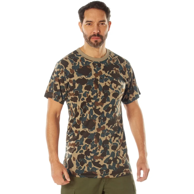 fred bear camo moisture wicking t shirt by rothco