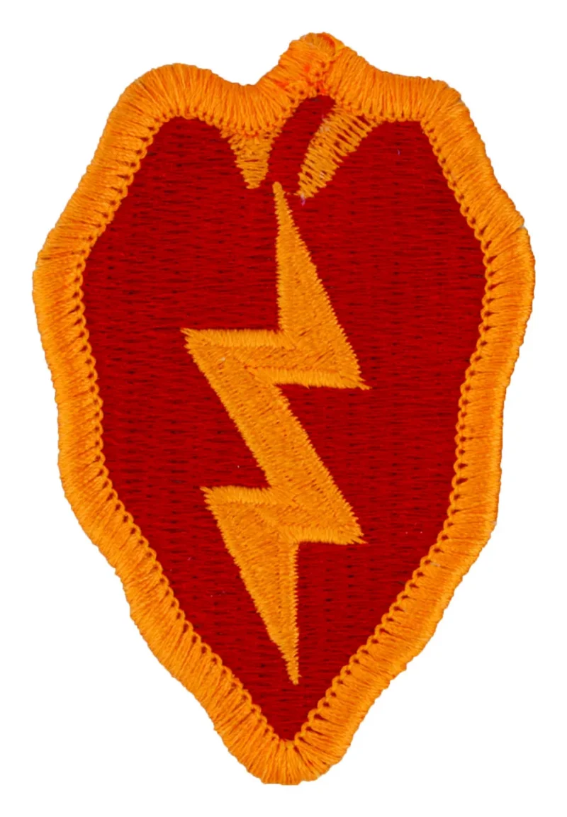 full color 25th infantry patch military decor