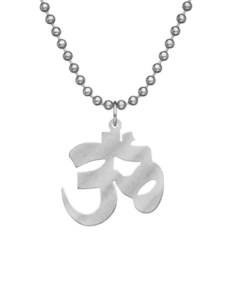 genuine military aum necklace with dog tag chain clearance sale