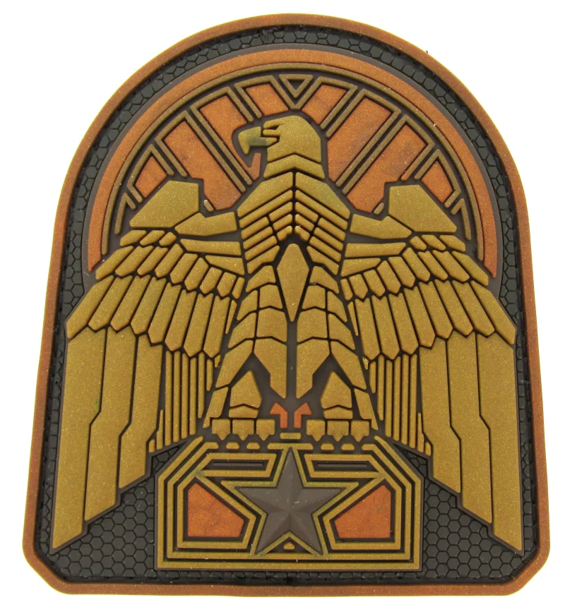 industrial eagle pvc morale patch mil spec monkey clearance scaled