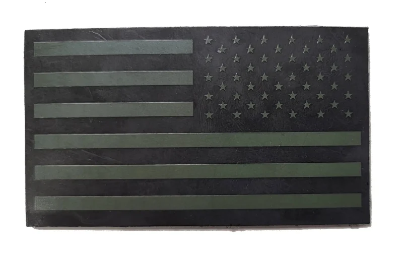 infrared reverse american flag od green scaled