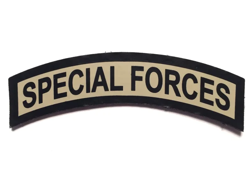 infrared special forces patch w hook fastener