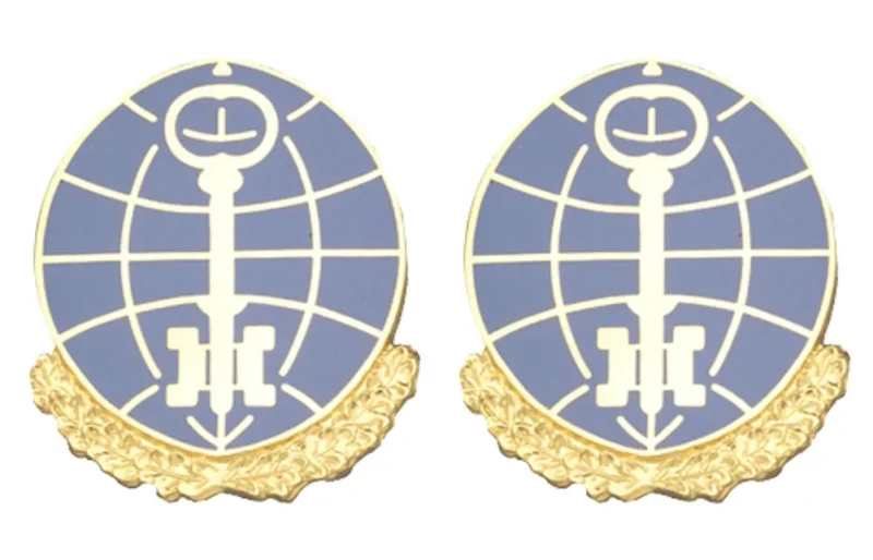 intelligence security command insignia pair distinctive unit