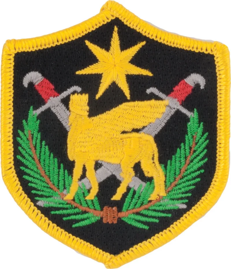 iraq dress uniform patch full color