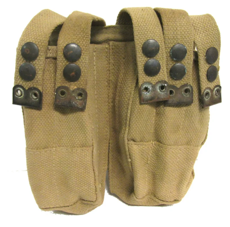 israeli military uzi 5 cell magazine pouch khaki