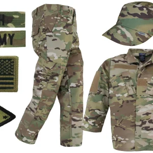 kids ocp multicam uniform set with name tapes