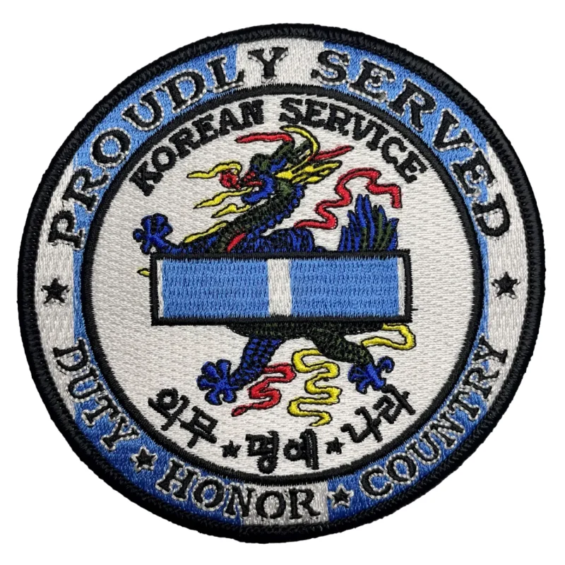 korean service honor sew on patch