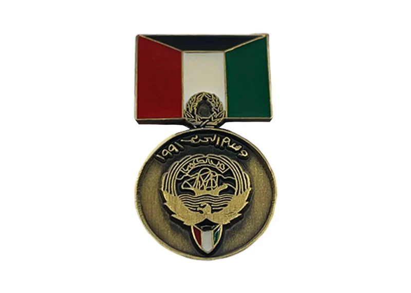 kuwait liberation medal pin limited stock