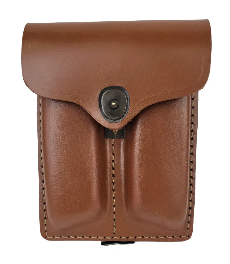 leather 1911 dual mag pouch scaled