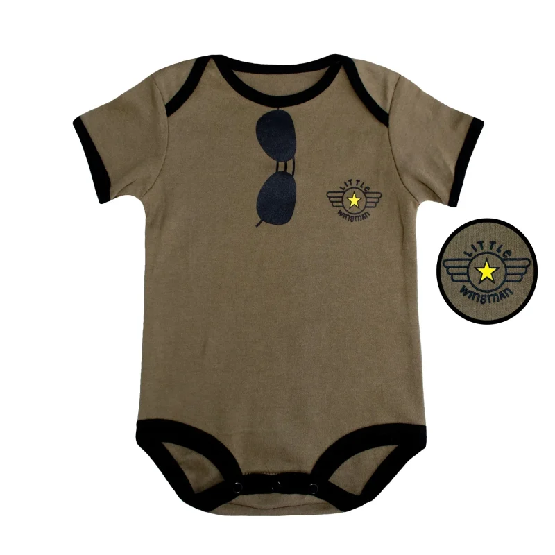 little wingman baby bodysuit for cute babies