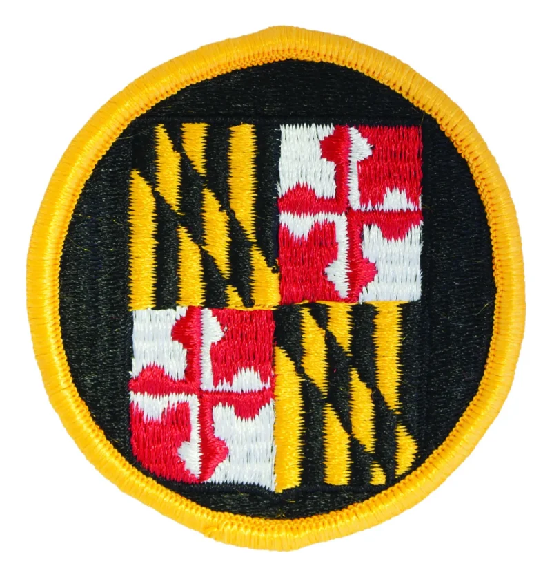 maryland national guard full color dress patch