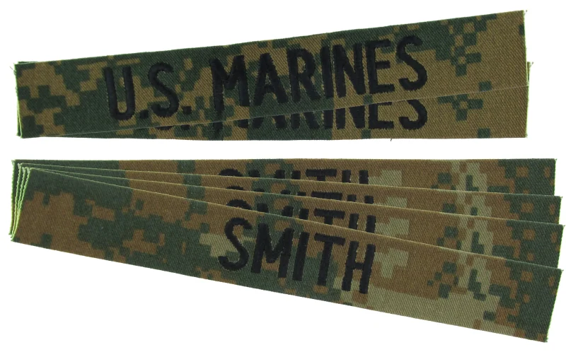 mccuu usmc name tape kit marpat woodland digicamo scaled