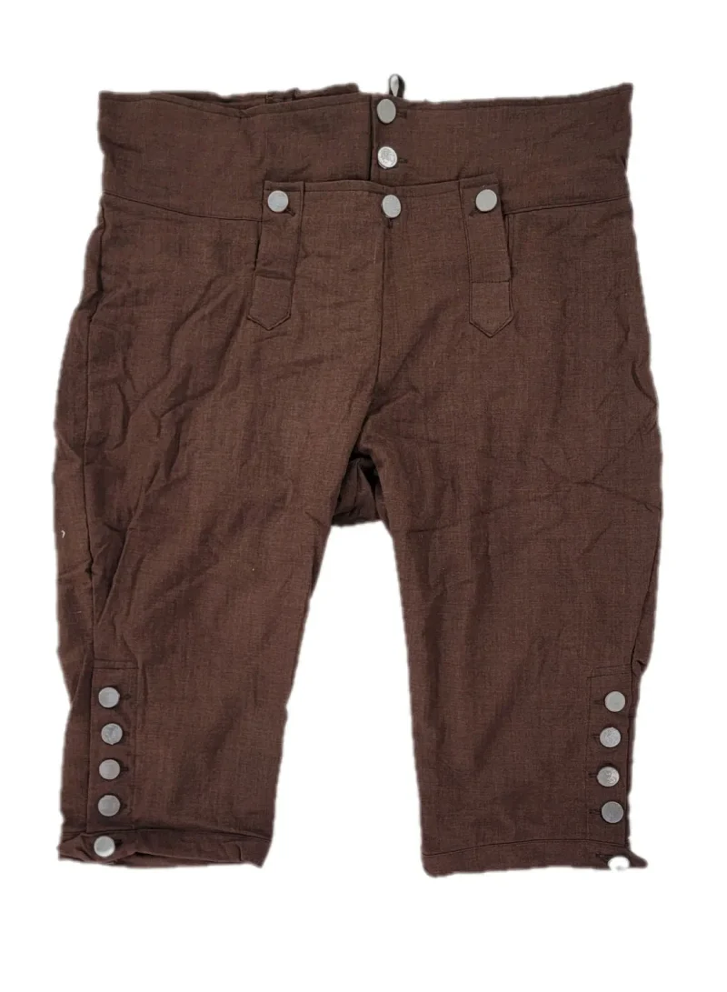 men s linen colonial breeches reproduction