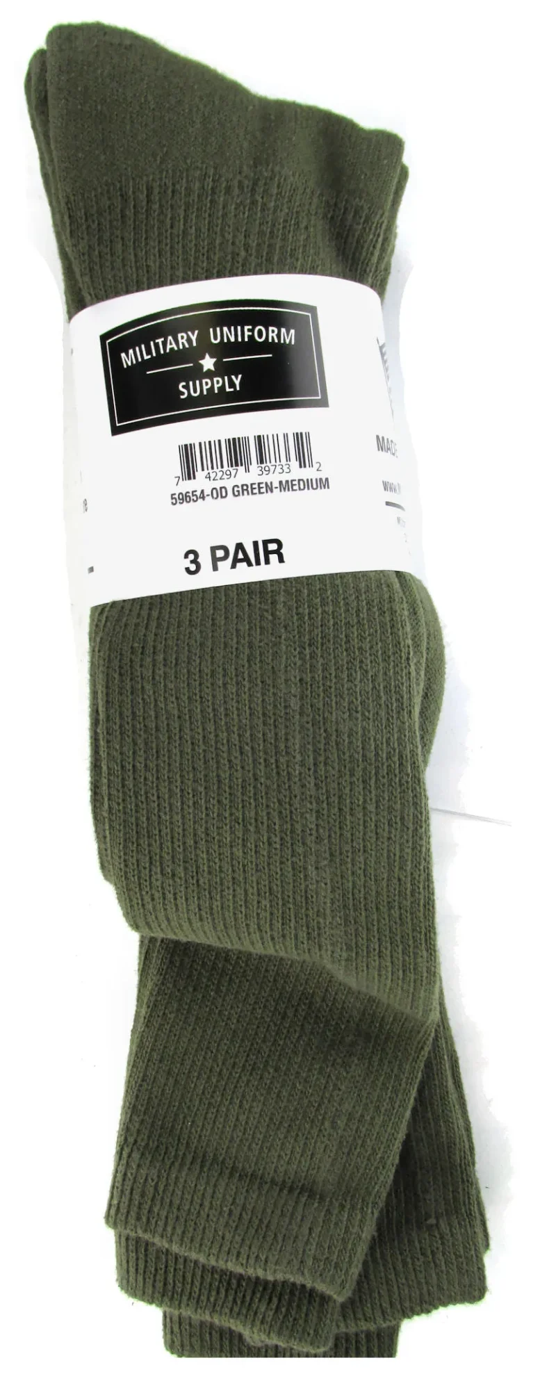 men s military boot socks 3 pair anti microbial olive drab