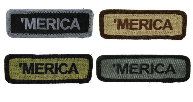 merica morale patch multicolor options