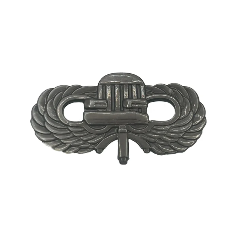 metal chairborne lapel pin