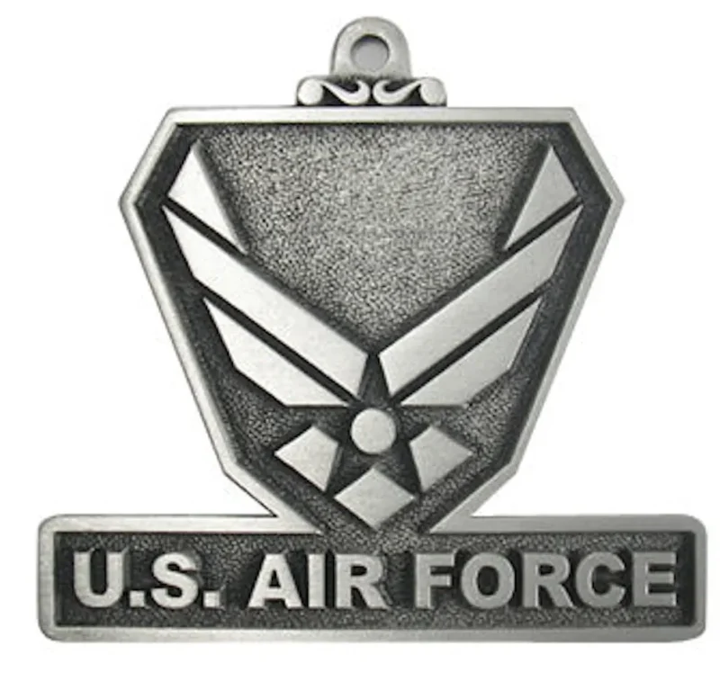 military air force christmas ornament