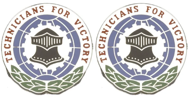 military intelligence battalion insignia pair victory symbol