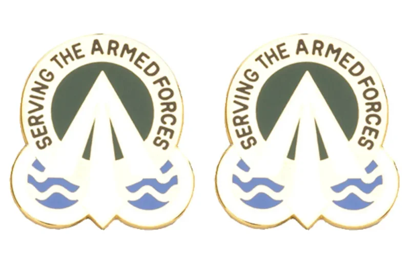 military traffic management unit insignia pair armed forces