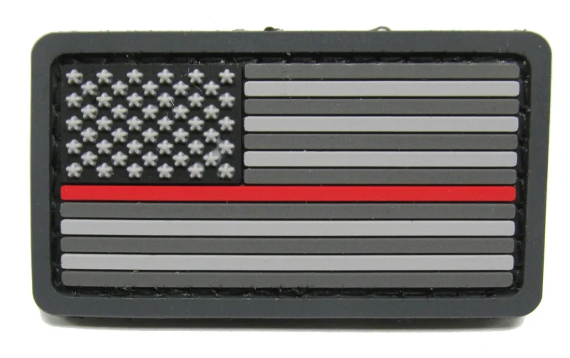 mini thin red line us flag pvc patch hook fastener scaled