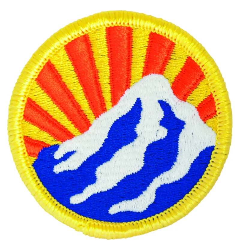 montana national guard full color dress patch