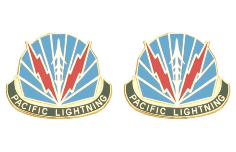 mp brigade hawaii d u i insignia pair