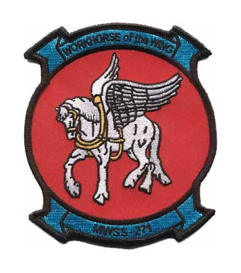 mwss 271 usmc workhorse patch marine squadron emblem