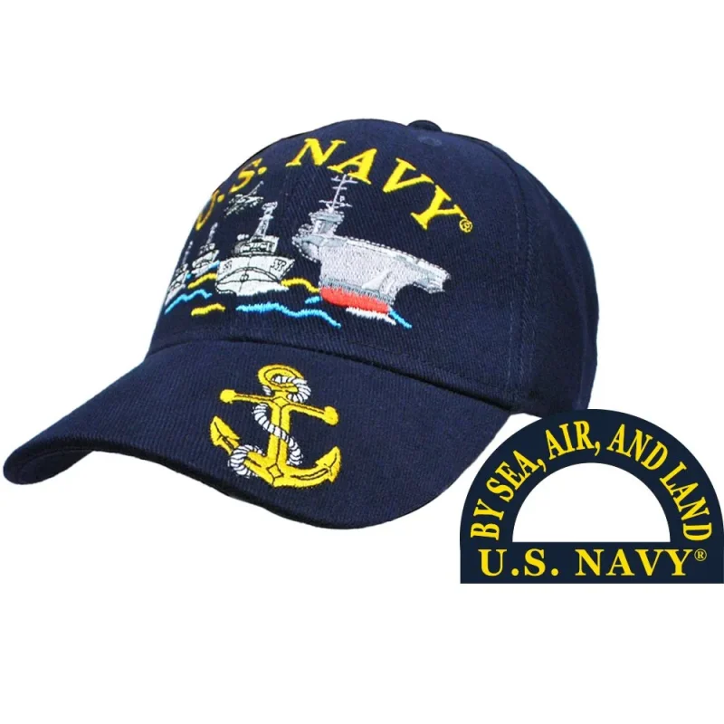 navy anchor fleet ship cap us navy hat