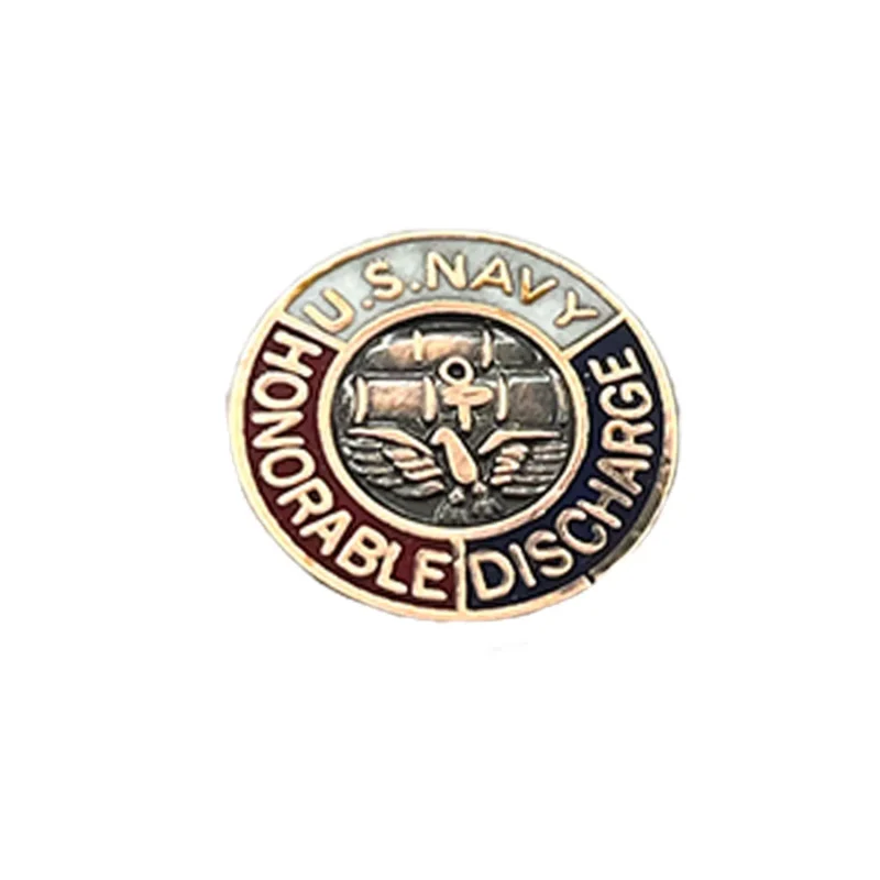 navy honorable discharge pin u s military recognition