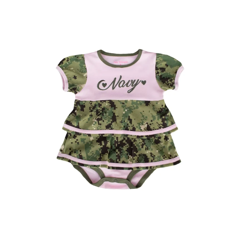 navy nwu iii baby ruffle dress trooper