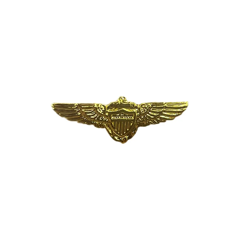 navy pilot wings metal brooch