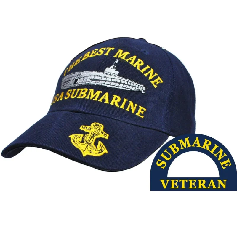 navy submarine vet cap top marine hat