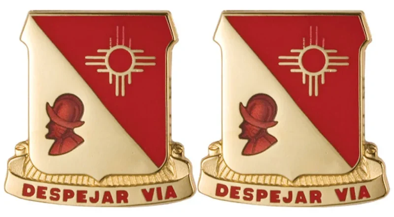 new mexico field artillery insignia pair 202nd